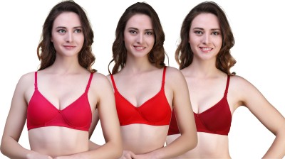 In Beauty Padded Bra Women Push-up Heavily Padded Bra(Maroon, Red, Pink)