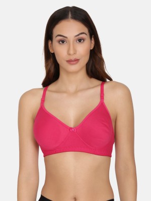 PRETTYBOLD Women T-Shirt Non Padded Bra(Pink)