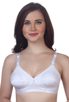 V Star Women Full Coverage Non Padded Bra(White)