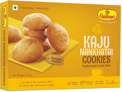 Haldiram's Kaju Nankhatai Cookies Cookies Biscuit(2 x 250 g)