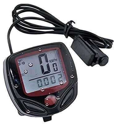 FosCadit Back Light Waterproof Bicycle Computer Odometer Speedometer Wired Cyclocomputer