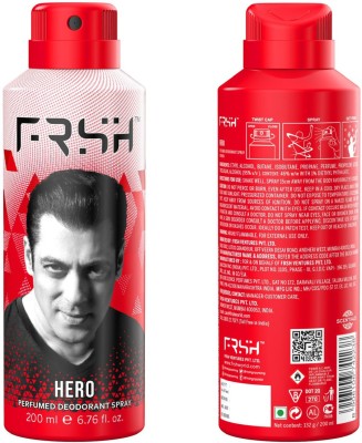 Frsh Dedorant Body Spray 200 ML-HERO Perfume Body Spray  -  For Men & Women  (200 ml)