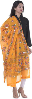D-Fashion Pure Cotton Embroidered Women Dupatta
