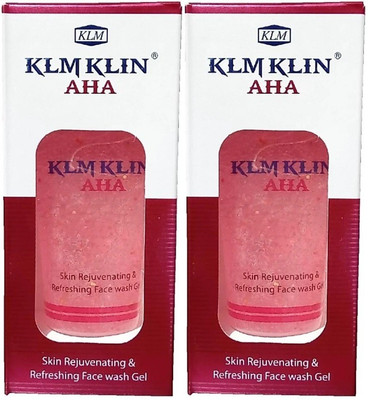 klm KLIN AHA ( Pack Of 2*100ML )  (200 ml) Face Wash(200 ml)