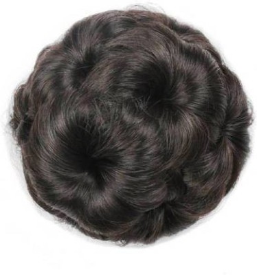 HEROSHIV INDIA Natural Brown Claw Bun  Extension Hair Extension