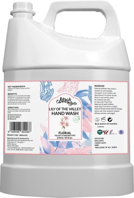 Mirah Belle Lily Of The Valley Hand Wash Can (2 LTR) - FDA Approved - Bulk Pack for Refill - Best for Men, Women and Children - Sulfate and Paraben Free Hand Wash Can(2 L)