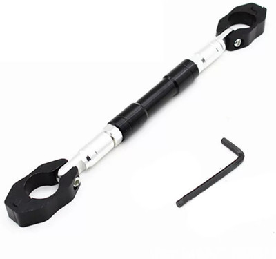 HI-TECH ACCESSORIES ADJUSTABLE HANDLEBAR ROD Handle Bar(Black, Silver)