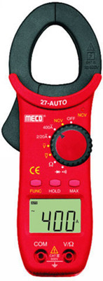 MECO Instruments 27 Auto BL 400A AC Auto Ranging 3½ Digit Temp Clamp meter Digital Multimeter(Red 2000 Counts)