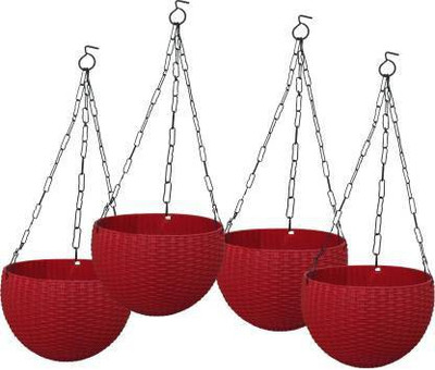 VirajSanchi Plant Container Set(Pack of 4, Plastic)