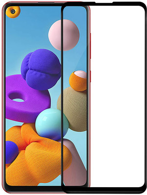 Express Buy Edge To Edge Tempered Glass for Samsung Galaxy A21s(Pack of 1)