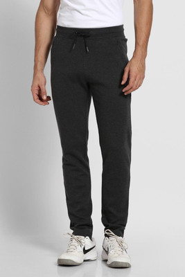 VAN HEUSEN Athleisure Men Grey Solid Smart Tech Easy Stain Release Track Pants Solid Men Grey Track Pants