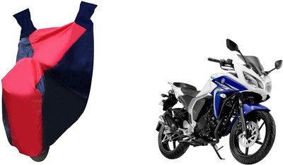 Auto Haute Two Wheeler Cover for Yamaha(Fazer, Red, Blue)