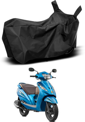 ShieldhubPro Two Wheeler Cover for TVS(Black)