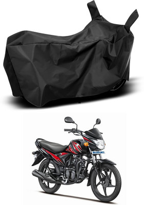 Amozkart Two Wheeler Cover for Universal For Bike(Black)