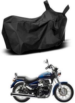 Amozkart Two Wheeler Cover for Royal Enfield(Black)