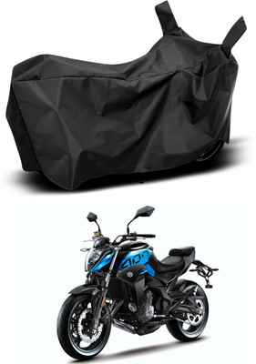 Amozkart Two Wheeler Cover for Universal For Bike(Black)