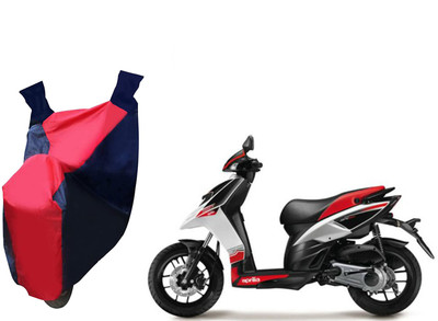 Auto Haute Waterproof Two Wheeler Cover for Aprilia(SR 125, Red, Blue)