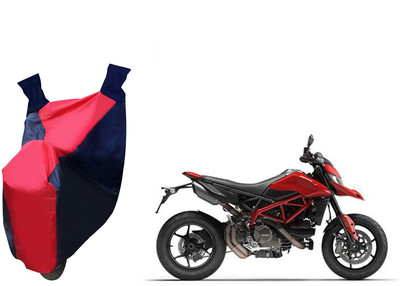 Auto Haute Waterproof Two Wheeler Cover for Ducati(Hypermotard, Red, Blue)