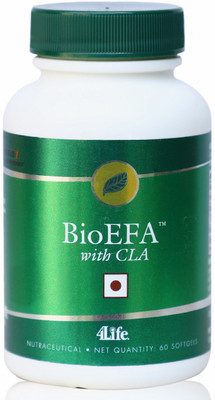 4Life BioEFA with CLA Softgels - Supports Cardiovascular and Circulatory Health(60 No)