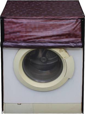 DPA Collection Front Loading Washing Machine  Cover(Width: 77 cm, Brown)