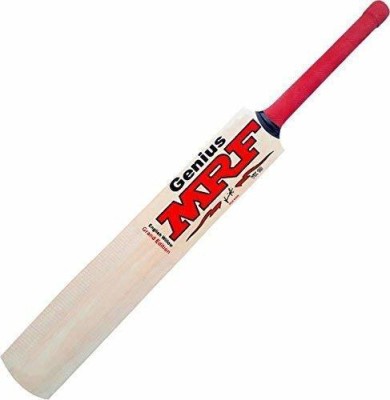 MRF Genius Virat Kohli bat|Size-5| For 9-12 Years Boys/Girls|Tennis Ball With Cover|Under 500 Poplar Willow Cricket  Bat(950-1100 g)