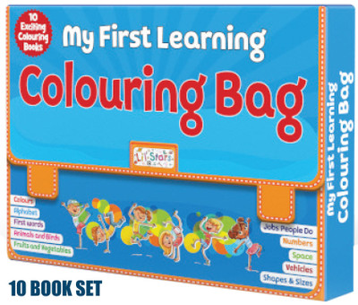 My First Learning Colouring Bag - Set of 10 Exciting Colouring Books(Paperback, Team Pegasus)