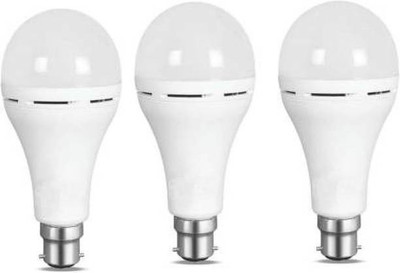 NEW INDIA LIGHTING 12 W Inverter Standard B22 Inverter Bulb(White, Pack of 3)