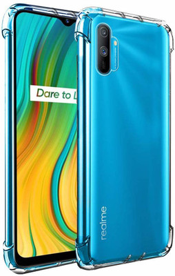 UNIQUE CREATION Bumper Case for Realme C3(Transparent, Dual Protection, Silicon)