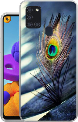 mobom Back Cover for Samsung Galaxy A21S(Multicolor, Dual Protection, Silicon, Pack of: 1)