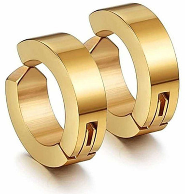 Essence Of Fashion EOF Non Piercing magnetic Golden studs for boys exclusive Alloy Stud Earring