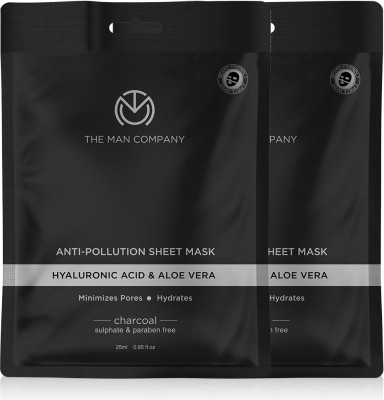 THE MAN COMPANY Charcoal Face Sheet Mask(50 ml)