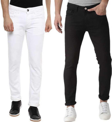 ClubRocks Regular Men Multicolor Jeans(Pack of 2)