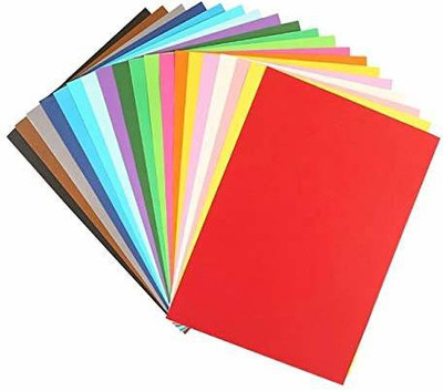 huskky project paper unruled A4 80 gsm Project Paper(Set of 1, Multicolor)
