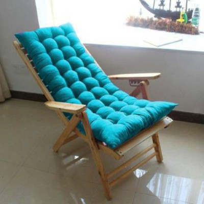 Relaxfeel Microfibre Solid Chair Pad Pack of 1(Light Blue)