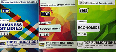 TOP NIOS Class 12 Accountant (320) + Business Studies (319) + Economics (318) Guide(Paperback, Top Publications) TOP NIOS Class 12 Accountant (320) + Business Studies (319) + Economics (318) Guide(Paperback, Top Publications)