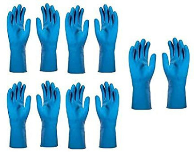 TOUCH SHOP Hand Protective Care Gloves For Men Women House Indrustrial Cleaing Person Hotel Driving Garden Uses Rubber  Safety Gloves(Pack of 10)