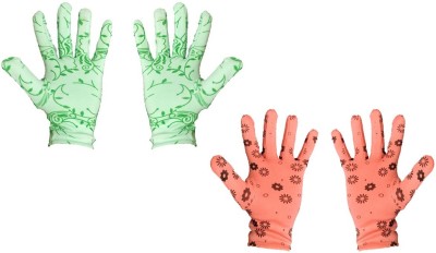 HeadTurners Soft Cotton Washable Hand Gloves (Set of 2 Pairs) Wicket Keeping Gloves(Multicolor)