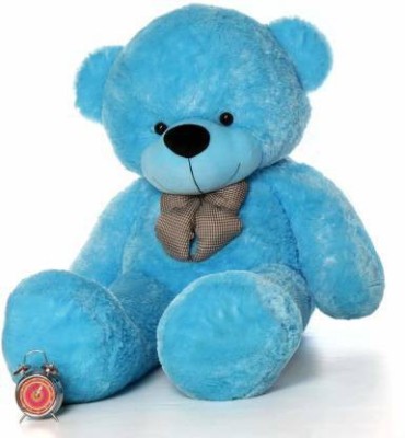 Kids wonders 5 FEET Teddy Bear / High Quality / Neck Brow / Cute & Soft Teddy Bear (Sky Blue)  - 152.4 cm(Sky Blue)