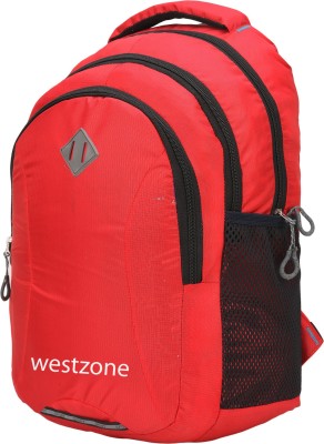 WESTZONE School office regular waterproof rain cover laptop bag Hi storage college 25 L Backpack 25 L Laptop Backpack(Red)