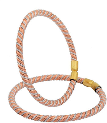 morir Copper Bangle Set(Pack of 2)