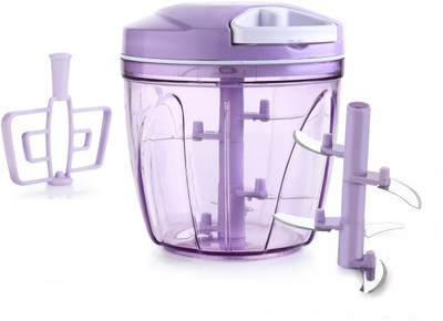 Siyara 900 ml Large Vegetable Chopper with 4 Blades Vegetable & Fruit Chopper(1)