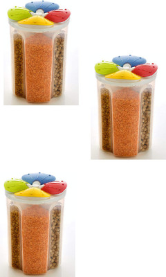 SKYCITY Plastic Utility Container  - 2500 ml(Pack of 3, Multicolor)
