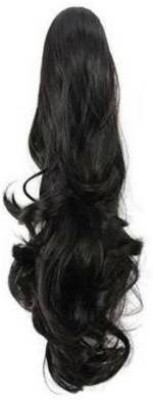 HEROSHIV INDIA Natural Black Clutcher  Extension Hair Extension