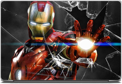DivineDesigns Tony Starc Powers Laptop Sticker Vinyl Laptop Skin Compatible for 15.1 inch(Theme: Movies)