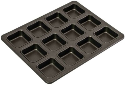 prisma collection Aluminium Cupcake/Muffin Mould 12(Pack of 1)