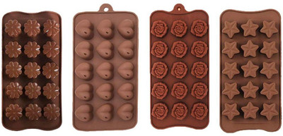 prisma collection Silicone Chocolate Mould 15(Pack of 4)