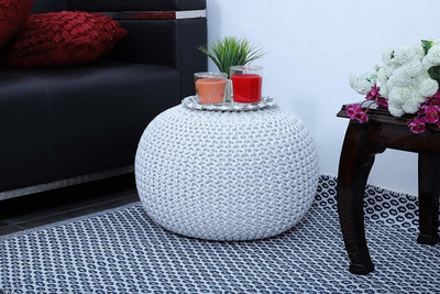 84% OFF on PS Textile Hub Natural Fiber Pouf(Finish Color - White, Pre Assembled) 84% OFF on PS Textile Hub Natural Fiber Pouf(Finish Color - White, Pre Assembled)