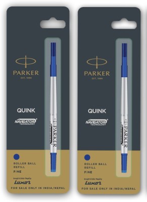 PARKER Parker Navigator Roller Ball Pen Refills Refill(Pack of 2, Blue)