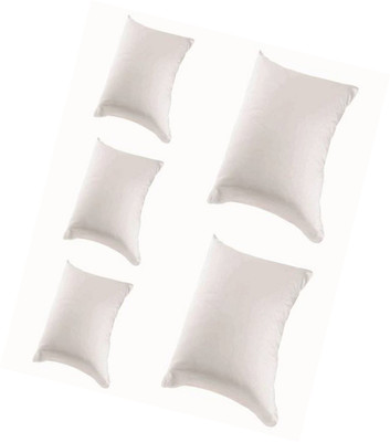 Swikon star Polyester Fibre Solid Sleeping Pillow Pack of 5(Multicolor)