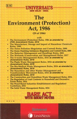 Environment (Protection) Act, 1986(Paperback, Editorial Board of Universal Law Publishing)